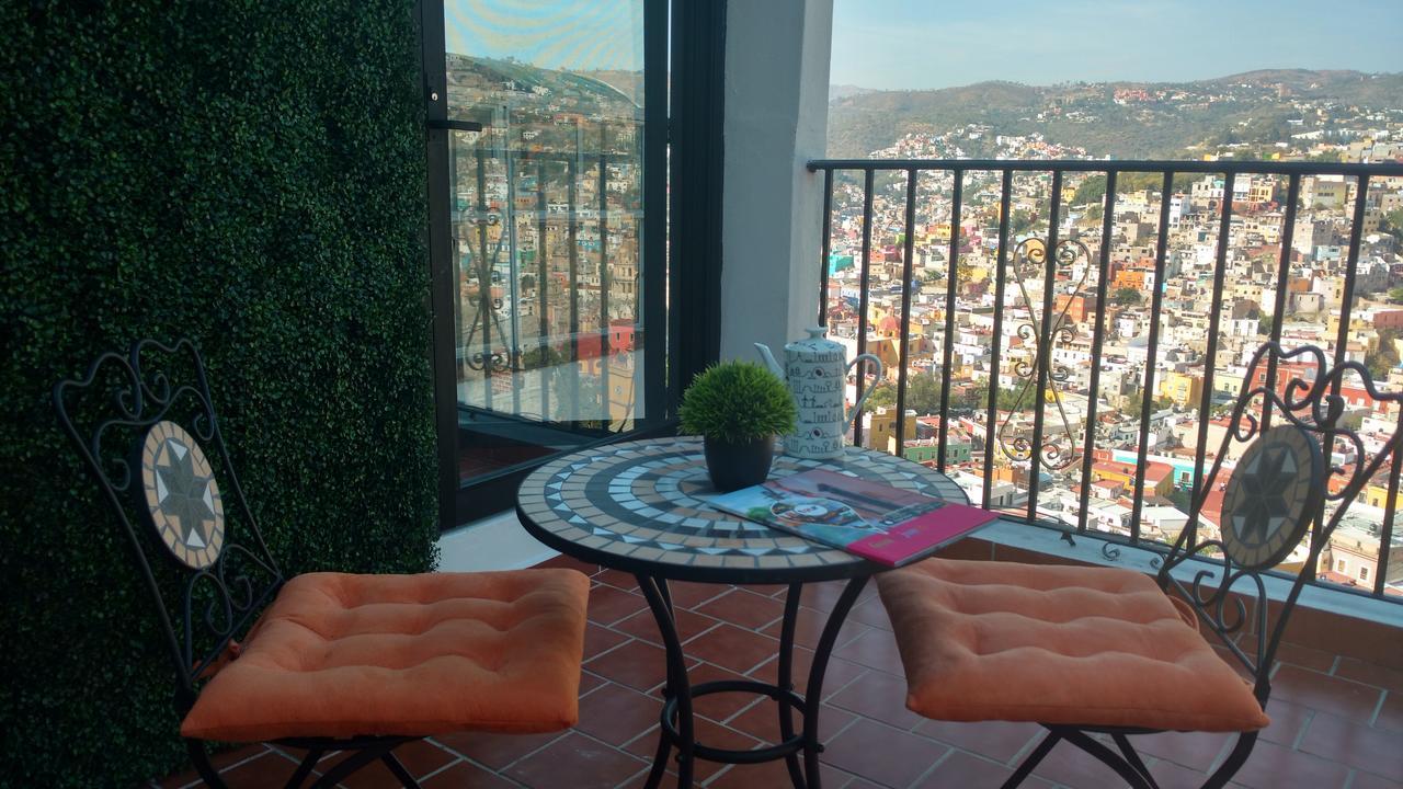 Hotel Apartamento Con Terraza A Un Lado Del Monumento Del Pipila Guanajuato Exteriér fotografie